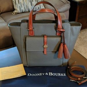 Dooney & Bourke Taupe Cambridge North/South Tote